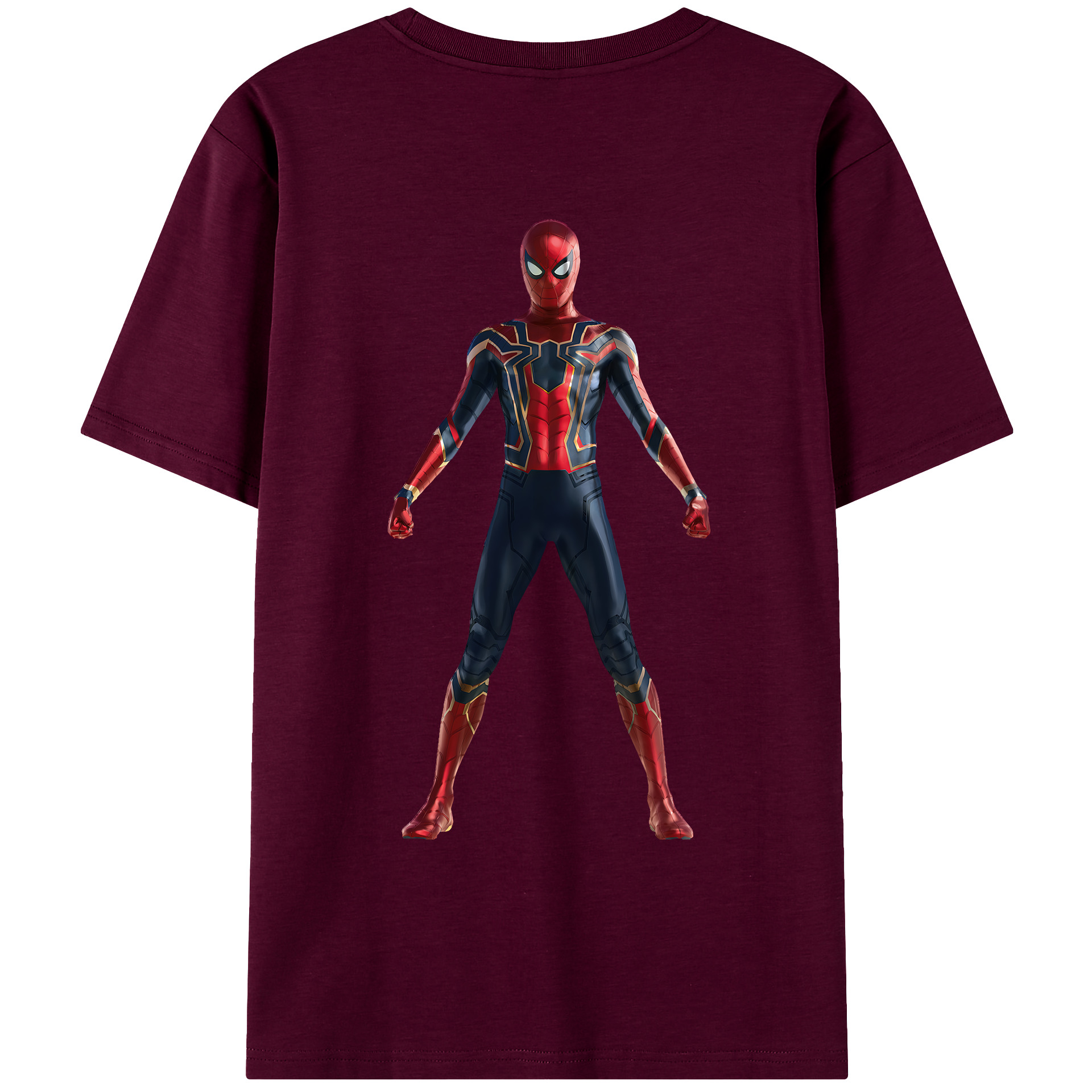 （画像用） Spider Man スパイダーマン レディース半袖Tシャツ(バックプリント)